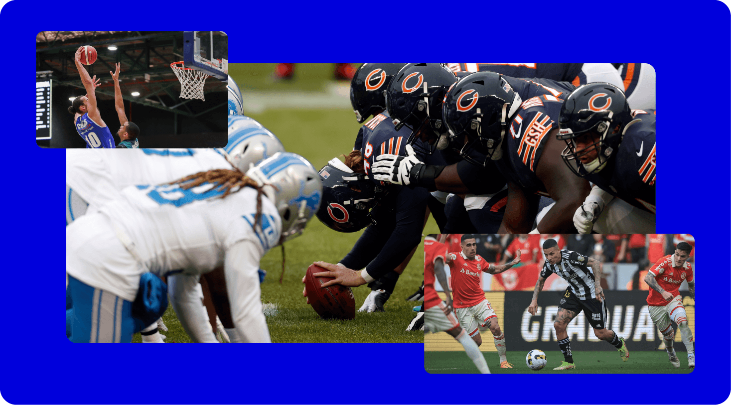 Football, basketball and NFL